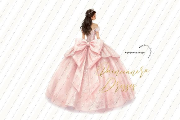 Download Soft Pink Glitter Quinceañera Clipart - Soft pink Collection