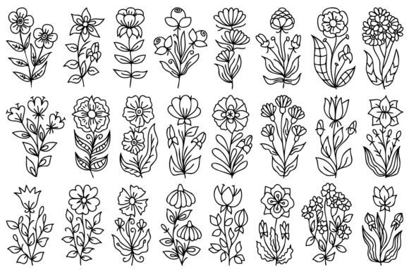 Download Hand Drawn Flowers - Hand drawn Collection