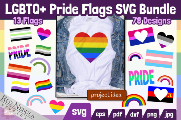 Download LGBTQ Pride Flag Bundle - Bundle Collection