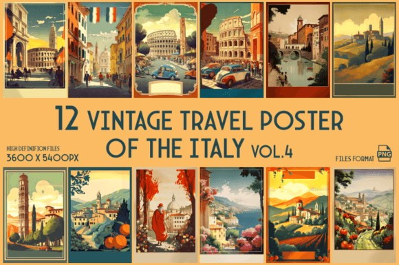 Download Vintage Travel Posters of the Italy - Travel Collection