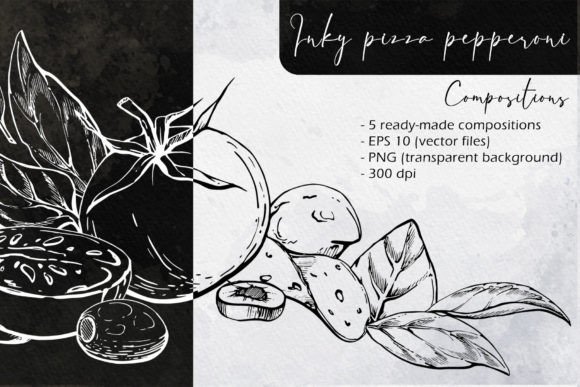 Download Inky Pizza Pepperoni: Compositions - Premium Resources