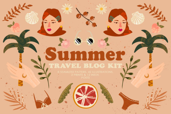 Download Summer Travel Blog Kit - Travel Collection